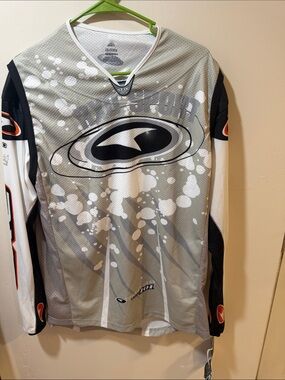 Men’s Shift Grey Long-Sleeve Motocross Jersey